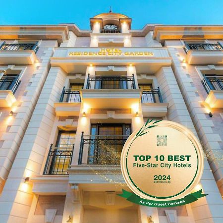 Residence City Garden - Certificate Of Excellence Top 10 Best Five-Stars City Hotels For 2024 Awarded By Htif Plovdiv Exteriör bild